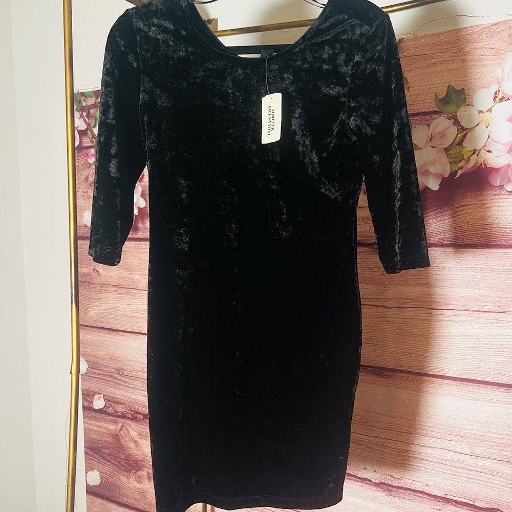 Classy black mini dress
